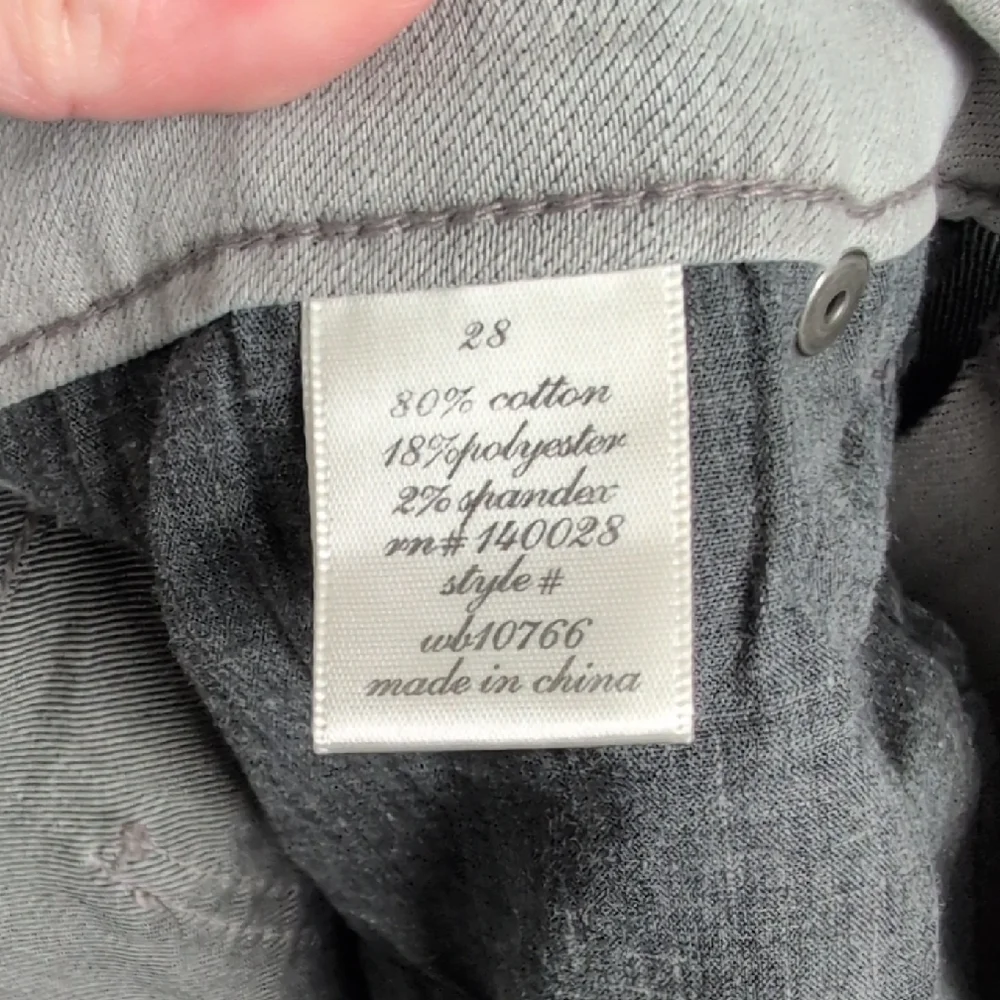 Harper Ulyra Skinny Jeans in‎ Light Gray New 28